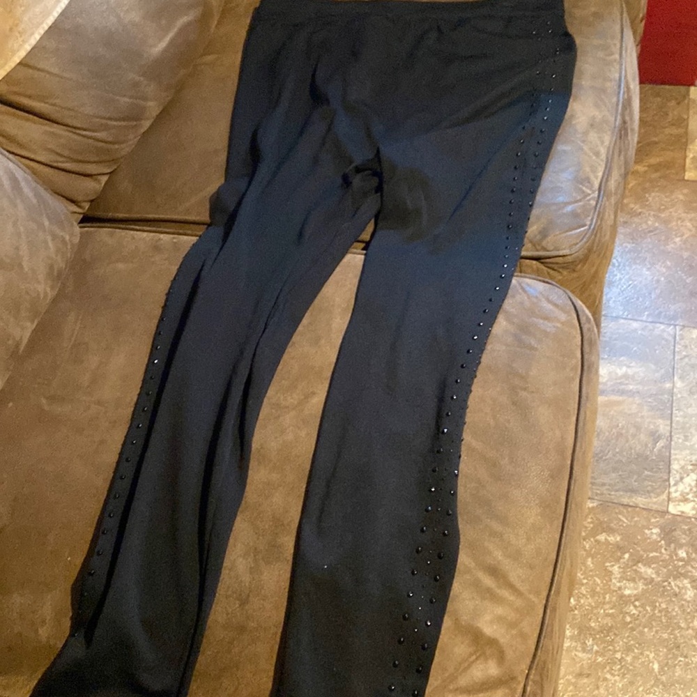 Avenue L/XL Stretch Pants With Side Stones